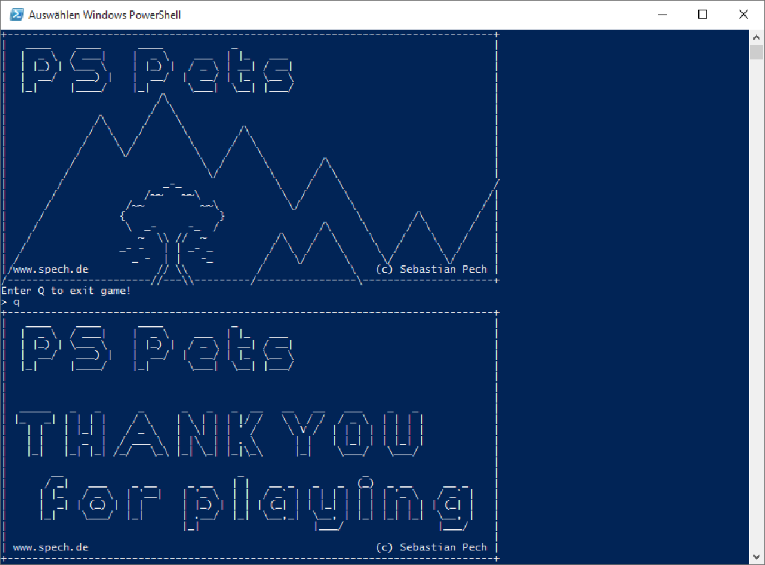 PowerShell Game 02 PowerShell Game 02