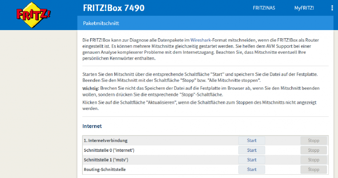 Mobile App mit der FRITZ!Box analysieren