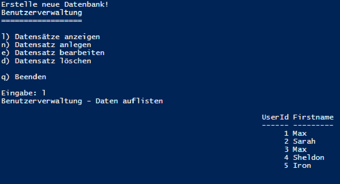 SQLite mit der PowerShell nutzen SQLite mit der PowerShell nutzen