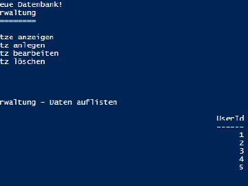 SQLite mit der PowerShell nutzen