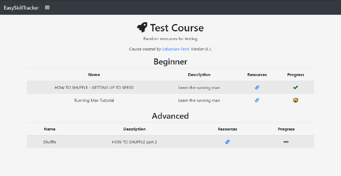 Neues Projekt EasySkillTracker